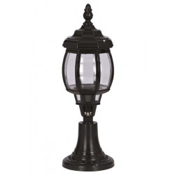 Modi Bahçe Aydınlatma BSU-68208-BSY-K Siyah Boyalı Dış Mekan Aydınlatma E27 Aluminyum ABS Polikarbon Cam 18cm