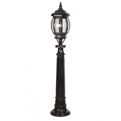 Modi Bahçe Aydınlatma BSU-68208-BSY-M2-B Siyah Boyalı Dış Mekan Aydınlatma E27 ABS Polikarbon Cam 18cm