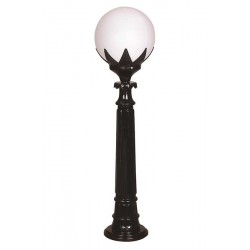 Modi Bahçe Aydınlatma BSU-68209-BSY-B Siyah Boyalı Dış Mekan Aydınlatma E27 ABS Polietilen Cam 25cm