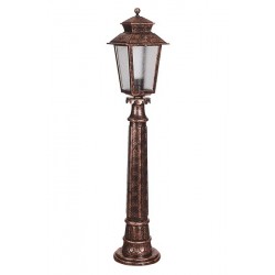Modi Bahçe Aydınlatma BSU-68211-BKR-B Kahverengi Boyalı Dış Mekan Aydınlatma E27 ABS Cam 18cm