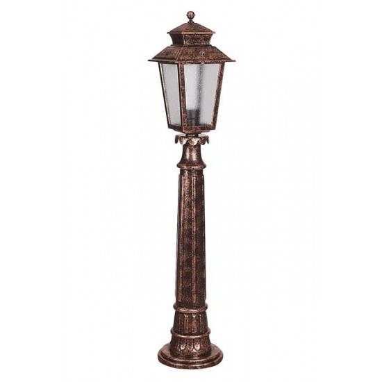 Modi Bahçe Aydınlatma BSU-68211-BKR-B Kahverengi Boyalı Dış Mekan Aydınlatma E27 ABS Cam 18cm