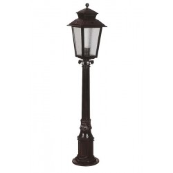 Modi Bahçe Aydınlatma BSU-68211-BSY-B Siyah Boyalı Dış Mekan Aydınlatma E27 ABS Cam 18cm
