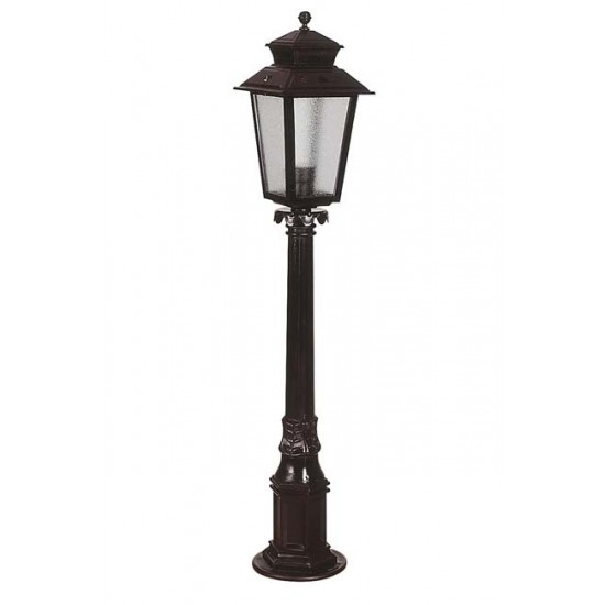 Modi Bahçe Aydınlatma BSU-68211-BSY-B Siyah Boyalı Dış Mekan Aydınlatma E27 ABS Cam 18cm