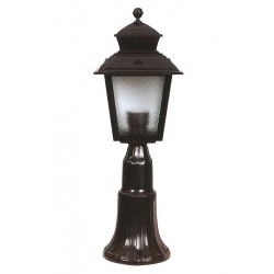 Modi Bahçe Aydınlatma BSU-68213-BSY-K Siyah Boyalı Dış Mekan Aydınlatma E27 ABS Polikarbon Cam 18cm