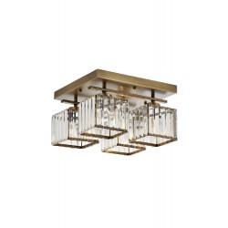Modi Lighting Mod-4544-4ET-BF Eskitme Kaplama Modern Avize E14 Metal Cam 35cm