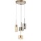 Modi Lighting Eskitme Kaplama Modern Avize E14 Metal Cam  Mod-4544-5EY-BF