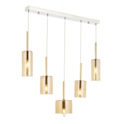 Modi Lighting Mod-4544-5KY Krom Kaplama Modern Avize E14 Metal Cam 70x15cm