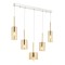 Modi Lighting Mod-4544-5KY Krom Kaplama Modern Avize E14 Metal Cam 70x15cm