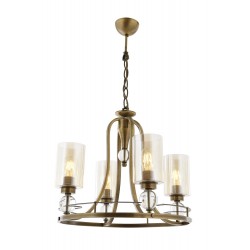 Modi Lighting Mod-4583-4E Eskitme Kaplama Modern Avize E27 Metal Cam 50cm