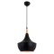 Modi Lighting Mod-4586-A7-BSY Siyah Boyalı Modern Avize E27 Metal Ahşap 40cm