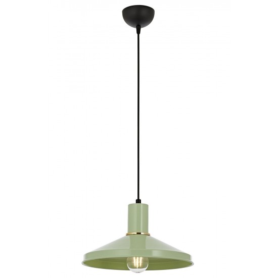 Modi Lighting Mod-4586-M24-GREEN Yeşil Boyalı Modern Avize E27 Metal 30cm