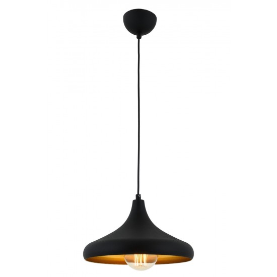 Modi Lighting Mod-4586-M8-BSY-29 Siyah Boyalı Modern Avize E27 Metal 29cm