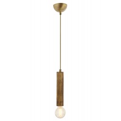 Modi Lighting Mod-4590-1E Eskitme Kaplama Modern Avize E27 Ahşap 6cm