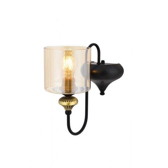 Modi Lighting Mod-4591-1E Eskitme Kaplama Aplik E27 Metal Cam 14x18cm