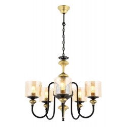 Modi Lighting Mod-4591-5E Eskitme Kaplama Modern Avize E27 Metal Cam 62cm