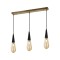 Modi Lighting Mod-4593-3EY Eskitme Kaplama Modern Avize E14 Metal Cam 65x10cm
