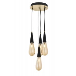 Modi Lighting Mod-4593-4ET Eskitme Kaplama Modern Avize E14 Metal Cam 27cm