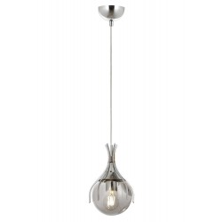 Modi Lighting Mod-4594-1K Krom Kaplama Modern Avize E14 Metal Cam 15cm