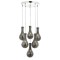 Modi Lighting Mod-4594-6KT Krom Kaplama Modern Avize E14 Metal Cam 50cm
