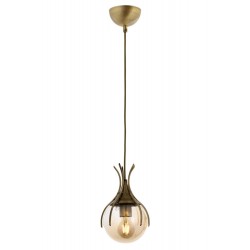 Modi Lighting Mod-4595-1E Eskitme Kaplama Modern Avize E27 Metal Cam 13cm