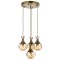 Modi Lighting Mod-4595-4ET Eskitme Kaplama Modern Avize E27 Metal Cam 40cm