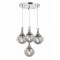 Modi Lighting Mod-4595-4KT Krom Kaplama Modern Avize E27 Metal Cam 40cm