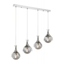 Modi Lighting Mod-4595-4KY Krom Kaplama Modern Avize E27 Metal Cam 70x13cm
