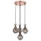 Modi Lighting Mod-4595-4T-BSY Siyah Boyalı Modern Avize E27 Metal Cam 40cm