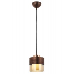Modi Lighting 4604-1CPR Bakır Patina Boyalı Modern Avize E27 Metal Cam 15cm