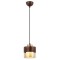 Modi Lighting 4604-1CPR Bakır Patina Boyalı Modern Avize E27 Metal Cam 15cm