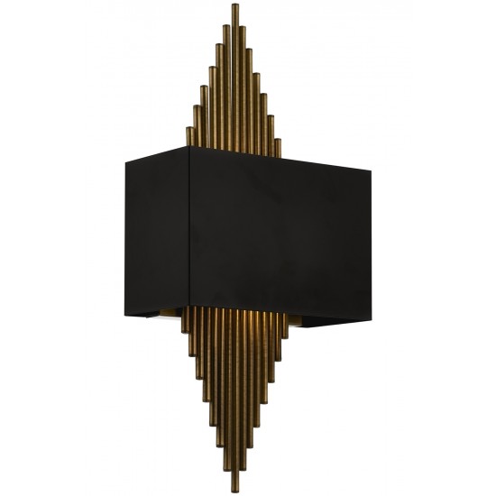 Modi Lighting Mod-4605-01 Siyah Boyalı Aplik E14 Metal 25x13cm