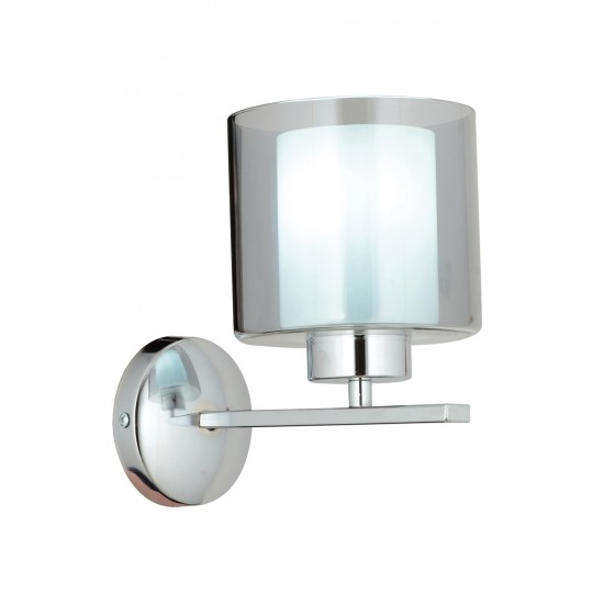 Modi Lighting Mod-4609-1K Krom Kaplama Aplik E27 Metal Cam 20x27cm