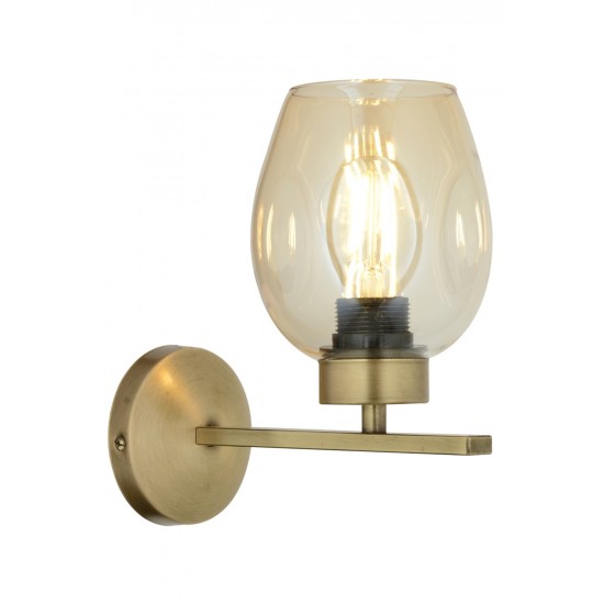 Modi Lighting Mod-4610-1E Eskitme Kaplama Aplik E27 Metal Cam 20x27cm