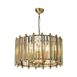 Modi Lighting Mod-4611-E45 Eskitme Kaplama Modern Avize E14 Metal Kristal 45cm
