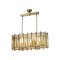 Modi Lighting Mod-4611-YM-E Eskitme Kaplama Modern Avize E14 Metal Kristal 65x22cm