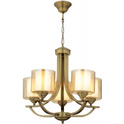 Modi Lighting Mod-4614-5E Eskitme Kaplama Modern Avize E27 Metal Cam 55cm