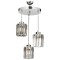 Modi Lighting Mod-4616-3KT Krom Kaplama Modern Avize E27 Metal Kristal 40cm