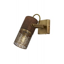 Modi Lighting Mod-4623-1E Eskitme Kaplama Modern Avize E27 Metal Ahşap 9cm