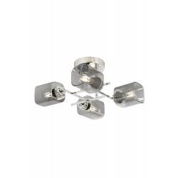 Modi Lighting AR-4625-4K Krom Kaplama Modern Avize E27 Metal Cam 44cm