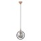 Modi Lighting Mod-4626-1BSY Siyah Boyalı Modern Avize E14 Metal Cam 22cm