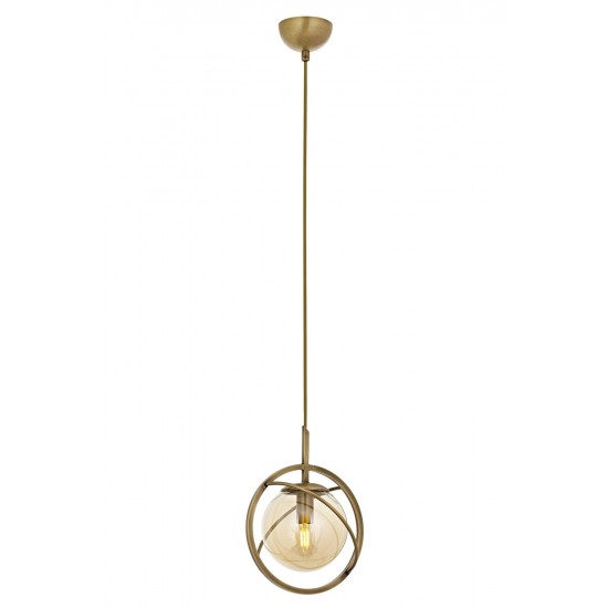 Modi Lighting Mod-4626-1E Eskitme Kaplama Modern Avize E14 Metal Cam 22cm