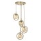 Modi Lighting Mod-4626-4ET Eskitme Kaplama Modern Avize E14 Metal Cam 35cm