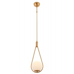 Modi Lighting Mod-4628-1S Sarı Kaplama Modern Avize G9 Metal Cam 20cm