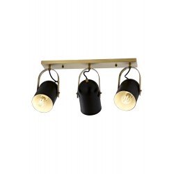 Modi Lighting AR-4631-3EY Siyah/Eskitme Boyalı Modern Avize E27 Metal 45x10cm