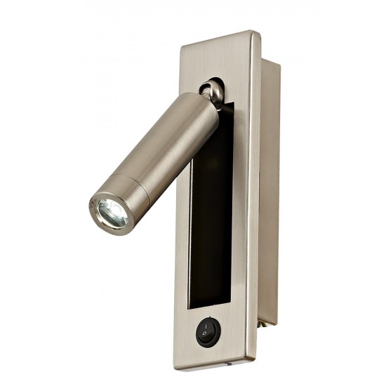 Modi Lighting Mod-4632-N-LED Nikel Kaplama Aplik LED Metal 5x2.5cm