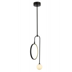 Modi Lighting Mod-4638-2BSY Siyah Boyalı Modern Avize G9 Metal Cam 28x12cm