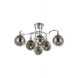 Modi Lighting Mod-4648-6K Krom Kaplama Modern Avize E27 Metal Cam 60cm