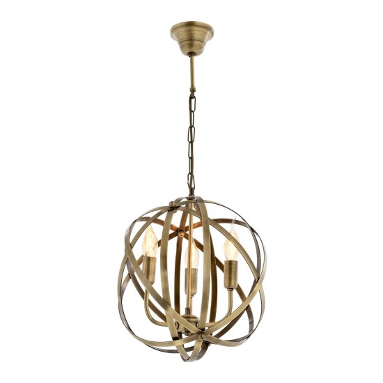 Modi Lighting Mod-4652-3E Eskitme Kaplama Modern Avize E14 Metal 36cm
