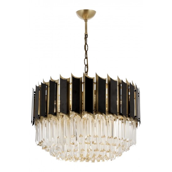 Modi Lighting MOD-4654-E60 Eskitme Kaplama Modern Avize E27 Metal Kristal 60cm