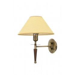 Modi Lighting HAP-4588-1E Eskitme Kaplama Aplik E27 Metal Ahşap Kumaş 20x24cm